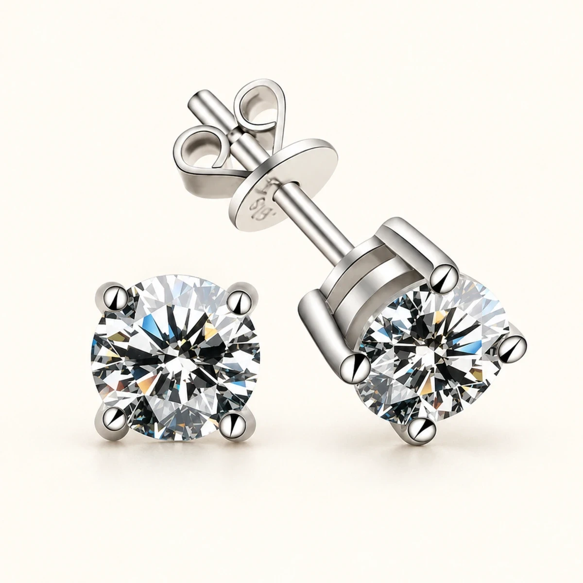 עגילים צמודים · סימון ספק 5ct